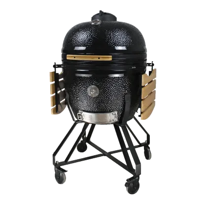 Auplex Big Green Kamado Ceramic 27 Outdoor Cooking BBQ Egg Charcoal Smoker Barbecue Grill
