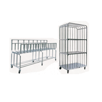 Stainless Steel Linen Storage Cart - Heavy Duty Housekeeping Trolley Factory