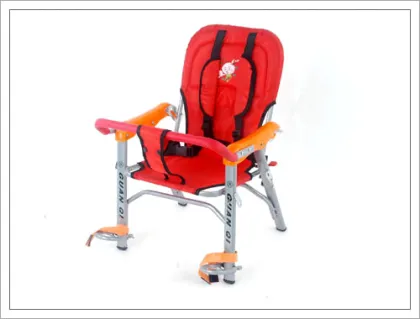 baby seat on bicycle