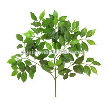vertical garden decorations 60cm Long artificial camphor tree sculpture leaf branches E11 2802