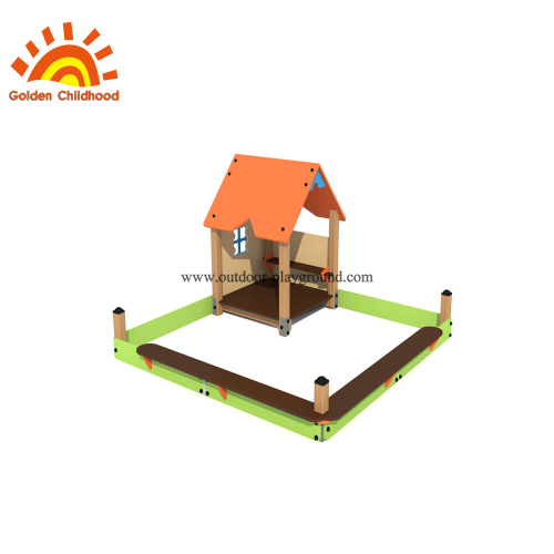 HPL Playhouse Outdoor Playground Dengan Sandbox