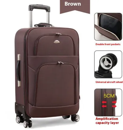 Oxford Cloth Zipper Universal Trolley Bag