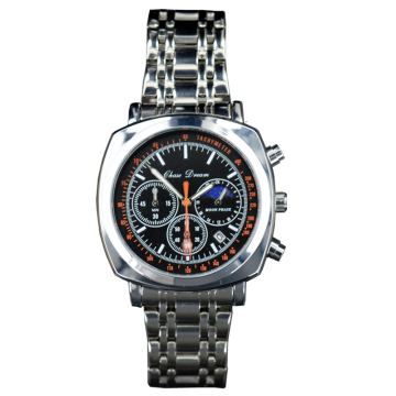 Custom Couple Moon Phase Calendar Stainless Steel Smart Watch Gifts