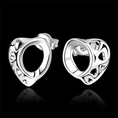 New Arrival Silver Plated Fashion Women Stud Earrings Jewelry E585