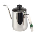 Silver Pour Over Coffee KettleWithGooseneck Spout Tea Pot