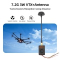 Transmisor de vídeo VTX 6.1G 7.2G 3W