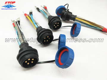 5pin power waterproofing connector with cap