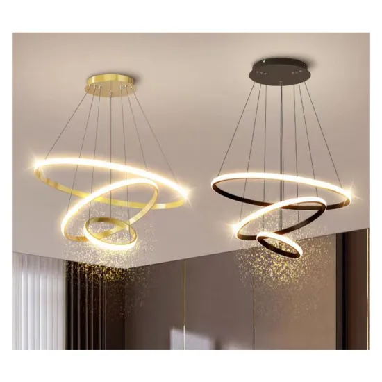 3 Ring Circle Hanging Pendant Light for Luxury Dining Room and Living Room - Nordic Modern Design