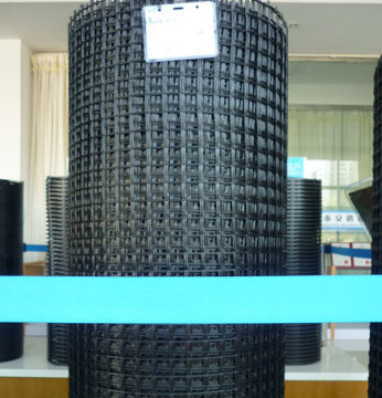 Géogrille d'asphalte en fibre de verre pour la construction de routes