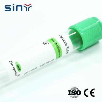 Tube de collecte de sang d&#39;héparine de sodium 6 ml