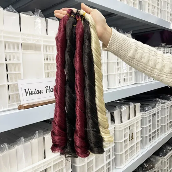 Colorful 22-inch French Curls: 150g Braiding Hair Extensions with Loose Wave and Spiral Patterns for Silky Attachment