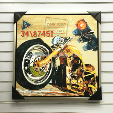 Fashion Motorbike Oil Painting Design New Arrival Oil Painting For Sale