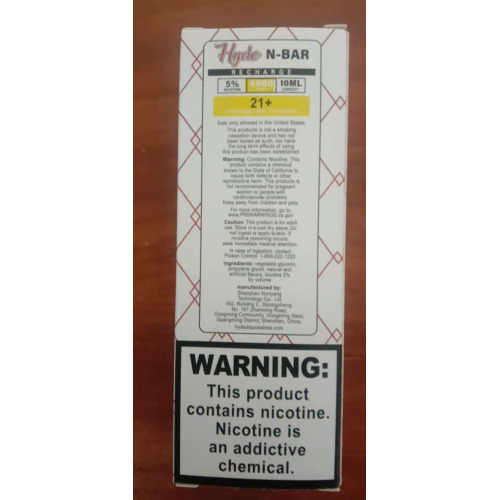 Hyde N-Bar Vape Salt Nic Disposable Vape Fume