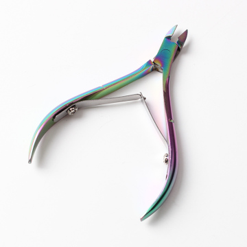 Hot Sale Rainbow Color Nghia Nail Cuticle Nipper Professional
