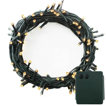 luci natalizie per esterno Outdoor 20M 200 LED Timer Battery Operated Wedding Party Christmas Decorations LED String Lights