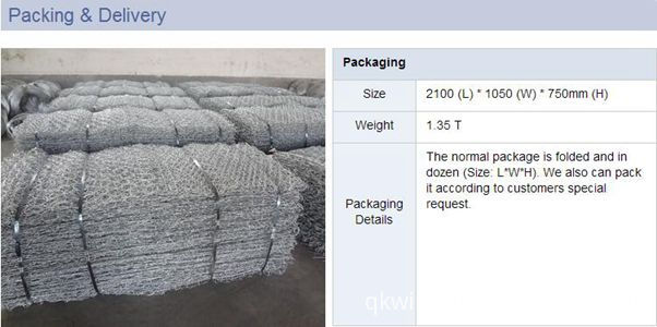 hexagonal mesh Gabion box