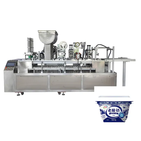 High-Precision Automated Machine for Filling, Sealing, and Packing Oatmeal, Yogurt, Ketchup, and Cups