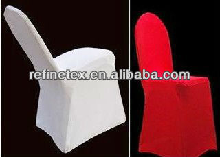 Colorful spandex chair cover for wedding party and hotel banquet
