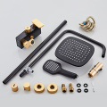 Bathroom Rain Gold Shower Set with Hand Shower