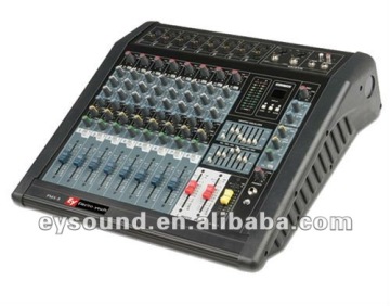 Professional audio 8 channel sound power mixer PMX-8