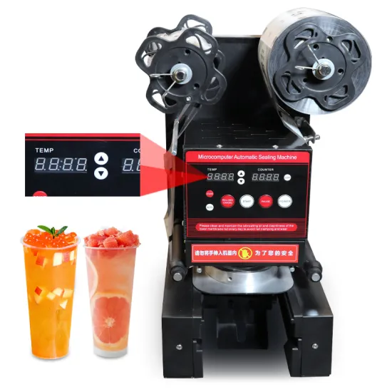 High Quality Automatic Cup Sealer: Stainless Steel Boba Tea Cup Sealing Machine