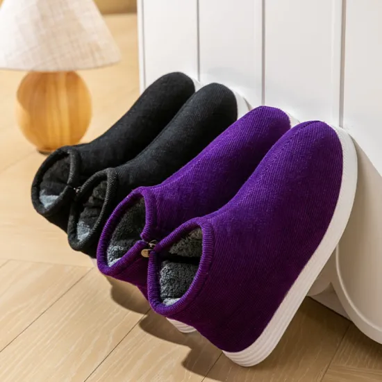 Warm non-slip shoes for the elderly