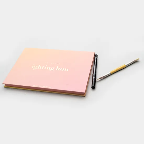 Paper Book 6Colors Eyeshadow Palette Cosmetics Package Box