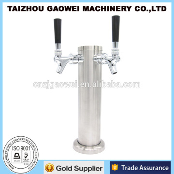 Double Chrome Plated beer Tap (faucet) Draft Beer Tower