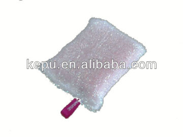 microfiber cloth colorful kitchen cleaning sponge (KP-076)