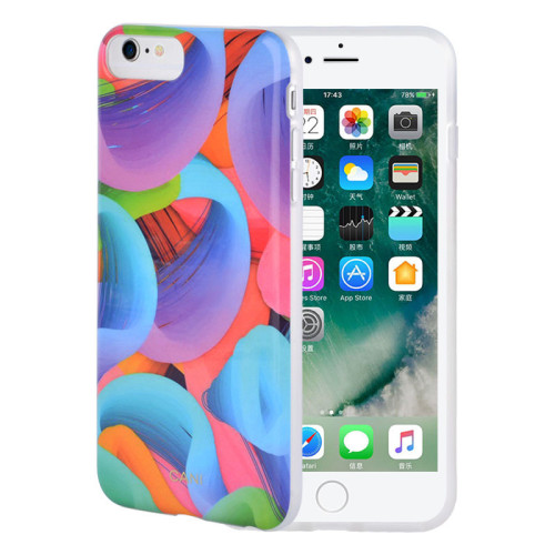 Colorful Paintings IMD Iphone8 Plus Full Protection Case
