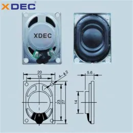 Professional mini audio speaker 4ohm 2w 2027 speaker