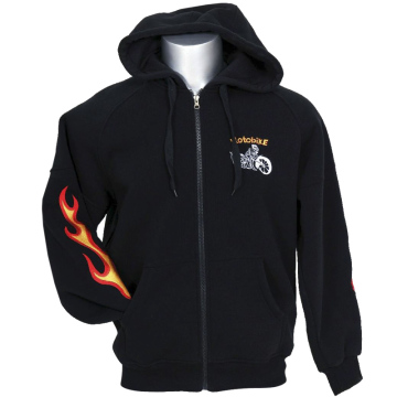 Men's Polyester Fleece Jacket Hooded Jacket