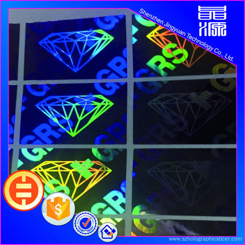 3d Secure Genuine Hologram Sticker