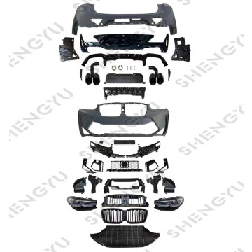 BMW X4 G02 2018-2021 Upgrade Kit: Bumper, Headlight, Grille, Rear Lip for LCI 22+