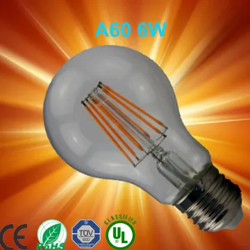 China manufacturer plasic+Aluminum zhongshan led a60 bulb led light 5w led bulbled chandelier bulb/g4 dimmable/led filament bulb
