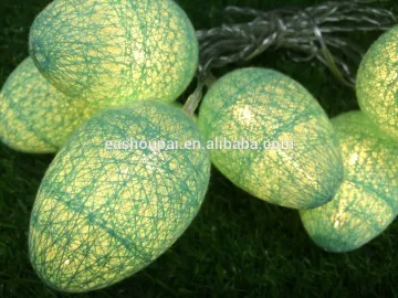 Blue Christmas 5cm contoon ball string light 10led Battery Operated LED decoration lights