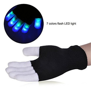 Knitting acyrlic LED glove for party