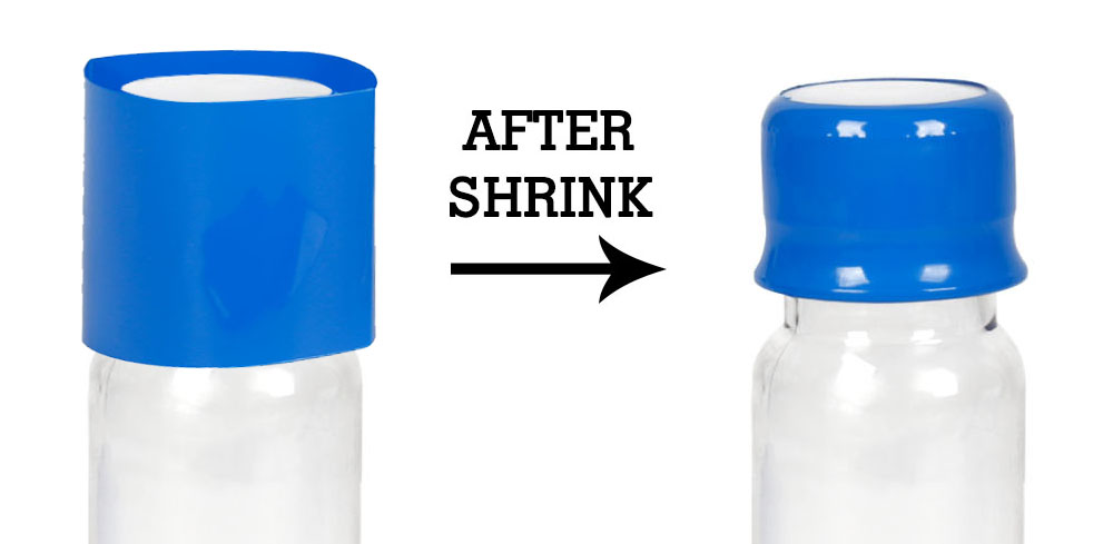 Blue shrink bands