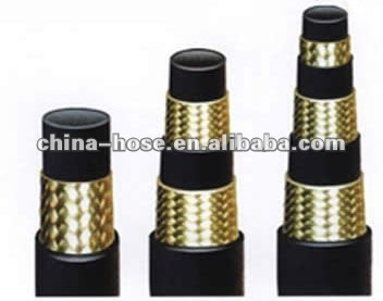 hydraulic hose SAE 100R1 AT / DIN 20022 1SN / EN 853 1SN with rubbe hose