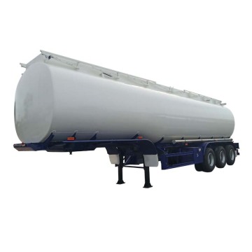 4 Compartments 48 KL Carbon Steel Tank Truck Semi-Trailer for Petrol, Diesel, and Other Fuel Oils