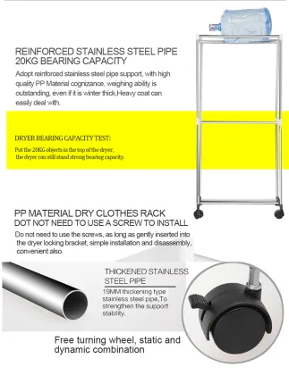 Foldable Clothes Dryer Cabinet with Pulley for Clothes Dryer