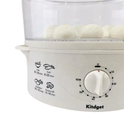 3 Layer Electric Food Steamer Pot for Cooking - Multifunctional Steamer