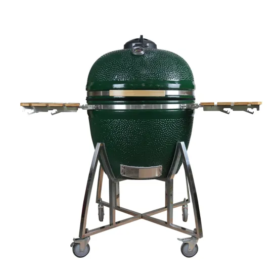 Auplex Outdoor Kitchen big Pro Kamado Grill 27 29 inch Green Classic BBQ Ceramic Egg grill barbecue