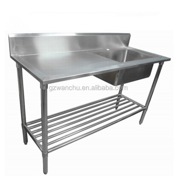Commercial Single Bowl Stainless Steel Kitchen Sink with Cutting Board - Guangzhou Factory Australia
