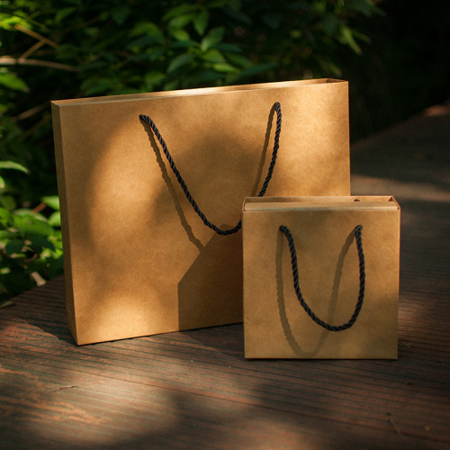 Custom Tote Foldable Shopping Kraft Paper Bags