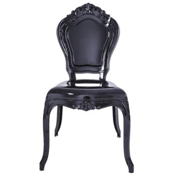 High Quality Crystal Clear PC Resin Princess Chairs for Hotel Banquet and Wedding Events