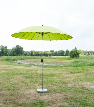 Oriental Style Shanghai Umbrella Garden Parasol with 24 Ribs
