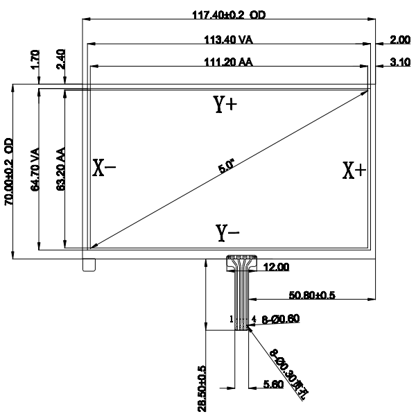 Quick Working Resistive Touch Screen