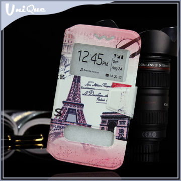 custom design diamond bling leather flip wallet case for iphone 6 / motorola droid turbo 5" inch leather case