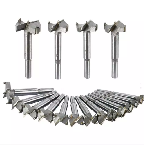 Ketibaan Baru Forstner Drill Bit Set Tungsten HSS Woodworking Hole Saw Kit 15-38mm Untuk Kayu